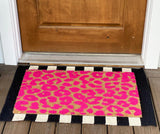 CHEETAH PRINT DOORMAT