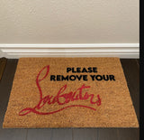 RED BOTTOMS DOORMAT