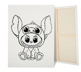 LABUBU STITCH CANVAS