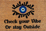 VIBE CHECK DOORMAT