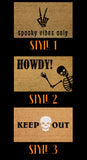[PORCH DECOR] : GHOSTS IN GOLD